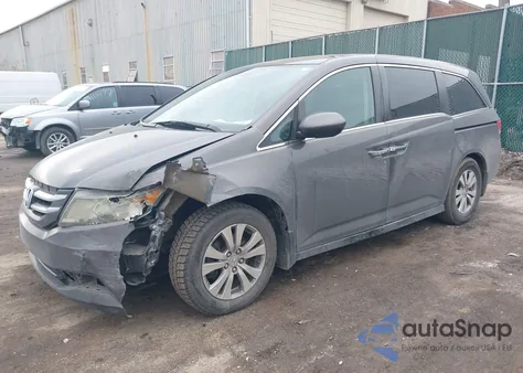 2014 Honda Odyssey Ex из США, поврежденный, VIN 5FNRL5H49EB104868